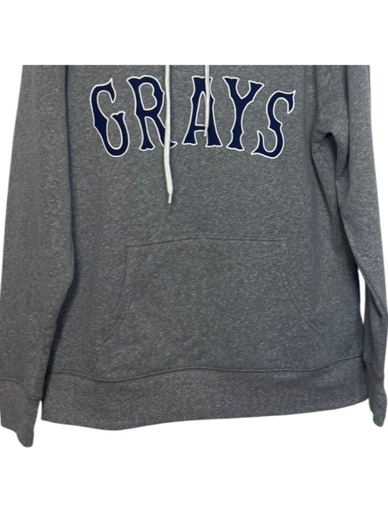 Homestead Grays Charlie Hustle Hoodie Sweatshirt Medium Gray New Baseball — image 4 of 8